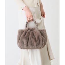 【デイリー/ミディアムサイズ/プレゼント】ブレイドハンドル ファートートバッグ