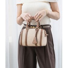 【オールシーズン/コンパクト/2way】2wayミニボストンバッグ