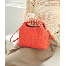 【ミディアムサイズ/デイリー/軽量】あおりポケット2wayトートバッグ