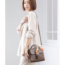 【オールシーズン/オケージョン/2way】スカーフ付き2wayハンドバッグ