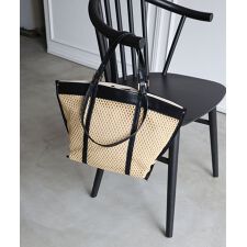 【ミディアムサイズ/デイリー/軽量】メッシュダブルハンドルトートバッグ