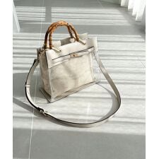 【ロングセラー/2way/リゾート】2wayクリアハンドバッグ