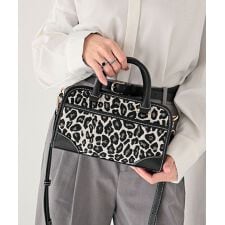 【デイリー/ミディアムサイズ/2way】スクエア2wayボストンバッグ