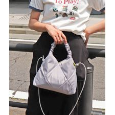 【オールシーズン/2way/軽量】キルティング2wayミニトートバッグ