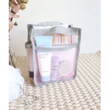 【バッグインバッグ】【軽量】【スパ】メッシュバッグインバッグ縦型小