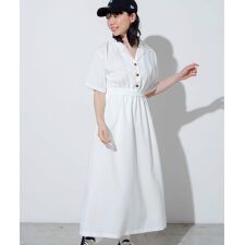 リネンライク開襟シャツワンピース ウィゴー Wego We21sm04 L0075 ファッション通販 マルイウェブチャネル