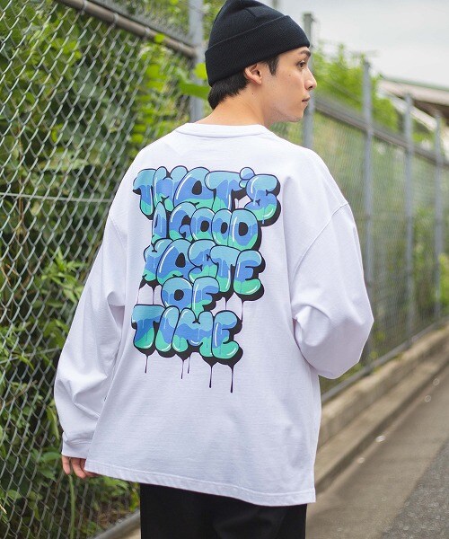 男女兼用】ヘビーウエイトグラフィティロゴBIGロンT | マルイ