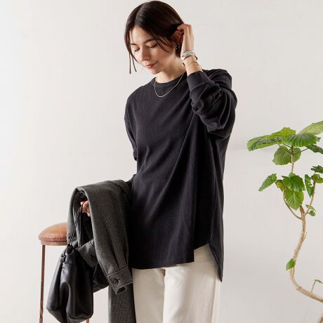 Web限定 ワッフル ロンt Tシャツ ロング カットソー 長袖 メンズ レディース Ws19aw09 M6106 ファッション通販 マルイウェブチャネル