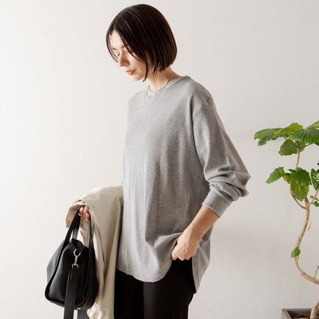 Web限定 ワッフル ロンt Tシャツ ロング カットソー 長袖 メンズ レディース Ws19aw09 M6106 ファッション通販 マルイウェブチャネル