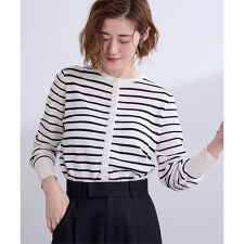 2wayﾊﾟｰﾙ釦ﾆｯﾄｶｰﾃﾞｨｶﾞﾝ