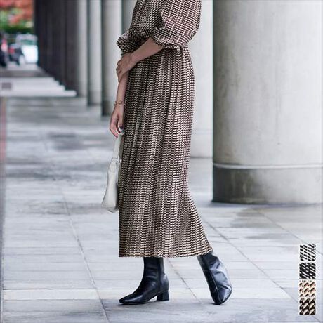 ｼﾞｵﾒﾄﾘｯｸﾌﾟﾘｰﾂﾛﾝｸﾞｽｶｰﾄ | ユアーズ(ur 