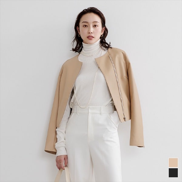 ﾌｪｲｸﾚｻﾞｰﾉｰｶﾗｰｼﾞｬｹｯﾄ | ユアーズ(ur's) | マルイウェブチャネル