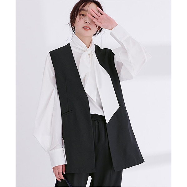キャピタル　リネン 燕尾ベスト　ジレ　Mサイズ キャピタル リネン 燕尾ベスト ジレ Mサイズ