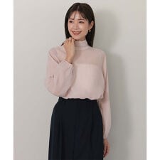 ユアーズ(ur's)のﾎﾞｳﾀｲ付ｼｱｰﾊｲﾈｯｸﾌﾞﾗｳｽ