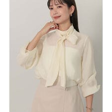 ユアーズ(ur's)のﾎﾞｳﾀｲ付ｼｱｰﾊｲﾈｯｸﾌﾞﾗｳｽ