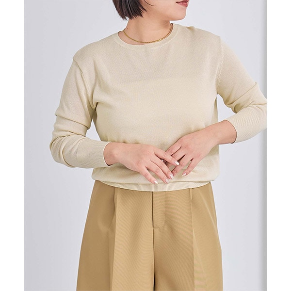 ニット セーター コットンナイロンストレッチ シアーコンビニット レディース URBAN RESEARCH Sonny Label ニット セーター ピグメントア