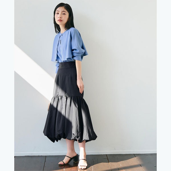 SETUP-EXE】DOT OFF-SHOULDER TOP | OUR BRAND,SETUP-EXE