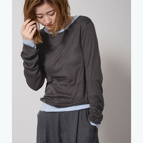 DETAILVvȂ񂵔Q2ZbggbvXB2d˂ĒpƓ̃gbvX񌳂ƑA班TCYɐݒ肵Ă背C[hX^C܂BCi[ƃAE^[𕪂ĕʁXɒp邱Ƃ\B񂵗͂ɗDꂽ\ACełBFABRIC炩ŔG̗ǂVJbg\[fނgpBLk邽ߓ₷AfC[gɂ҂Bi͋@Bɂ鐶ỶߒAǂĂunDۂ̎̌pځv⑽́uقvA@ۂ́uavAfނɂsOEFꍇ܂B܂AiłA`ETCY╿Enɑ̌덷ꍇ܂[^:BGXU1865]