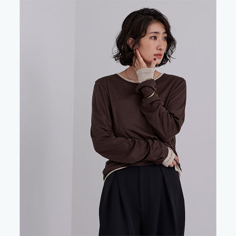 DETAILVvȂ񂵔Q2ZbggbvXB2d˂ĒpƓ̃gbvX񌳂ƑA班TCYɐݒ肵Ă背C[hX^C܂BCi[ƃAE^[𕪂ĕʁXɒp邱Ƃ\B񂵗͂ɗDꂽ\ACełBFABRIC炩ŔG̗ǂVJbg\[fނgpBLk邽ߓ₷AfC[gɂ҂Bi͋@Bɂ鐶ỶߒAǂĂunDۂ̎̌pځv⑽́uقvA@ۂ́uavAfނɂsOEFꍇ܂B܂AiłA`ETCY╿Enɑ̌덷ꍇ܂[^:BGXU1865]