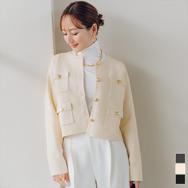 フェザージャケット【ハンドウォッシャブル】 | プチ オンフルール