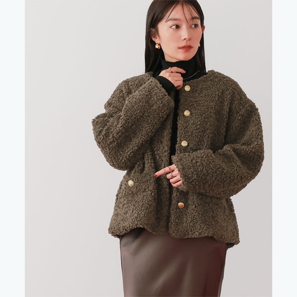 追加》ドライダブルクロスVカラージャケット | スピック＆スパン(Spick