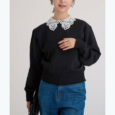 襟付きﾆｯﾄﾌﾟﾙｵｰﾊﾞｰ