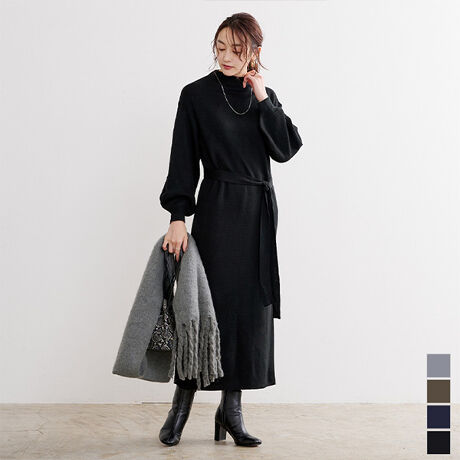 リボン付ミラノリブボトルネックワンピース ユアーズ Ur S ファッション通販 マルイウェブチャネル To607 5 10 01 リボン付ミラノリブボトルネックワンピース ユアーズ Ur S ファッション通販 マルイウェブチャネル To607 5 10 01