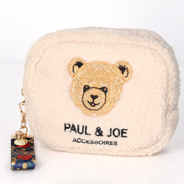 PAUL & JOE ACCESSOIRES ポーチ クマ刺繍 | ポールアンドジョー