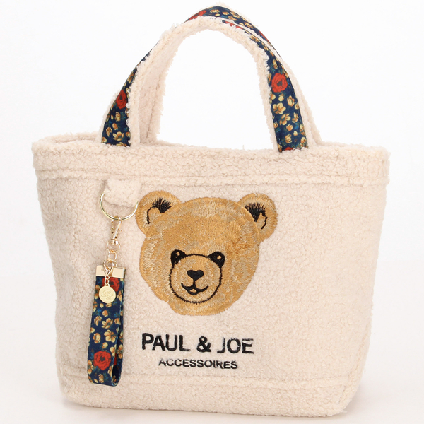 PAUL & JOE ACCESSOIRES ミニトートバッグ クマ刺繍 | ポールアンド 