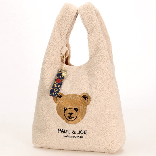 PAUL & JOE ACCESSOIRES 手提げバッグ クマ刺繍 | ポールアンドジョー