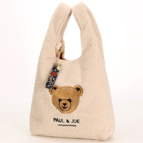 PAUL & JOE ACCESSOIRES 手提げバッグ クマ刺繍 | ポールアンドジョー 