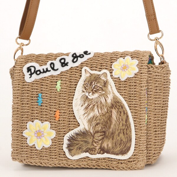 新品 PAUL & JOE ACCESSOIRES 猫 カゴ ショルダーバッグ - ショルダー