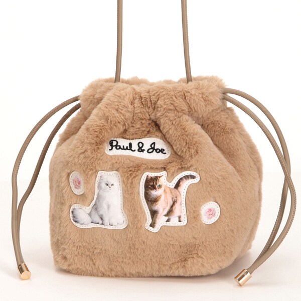 PAUL＆JOE ジプシー　カゴバッグ　かごバッグ　刺繍ワッペン　新品 PAUL＆JOE ジプシー カゴバッグ かごバッグ 刺繍ワッペン 新品