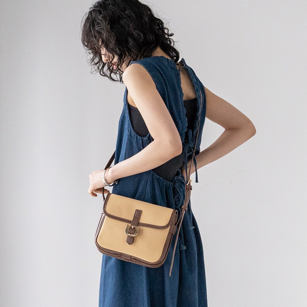 PAUL&JOE ACCESSOIRES ショルダーバッグ PJA-B1022 キャンバスコンビ