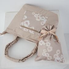 2WAY巾着付きトラベルトートバッグ PJA-B1344 クリザンテーム