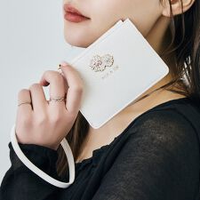 リールコード付きカードコインケース  PJA-W1314 クリザンテームメタル