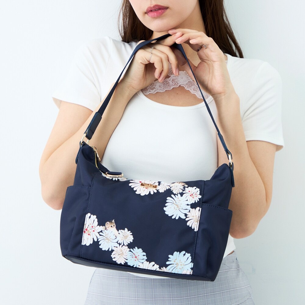 [�}���C]2WAY�V�����_�[�o�b�O PJA-1356 CHRYSANTHEME&NOUNETTE/�|�[���A���h�W���[�A�N�Z�\���iPAUL & JOE ACCESSOIRES�j �l�C�r�[