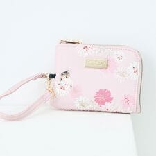 リールコード付きパスコインケース PJA-W1351 CHRYSANTHEME&NOUNETTE