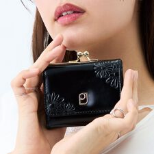 口金ミニ財布 PJA-W1392 DAISY EMBOSS