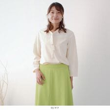 【大きいサイズ】ボウタイ フェミニン ブラウス