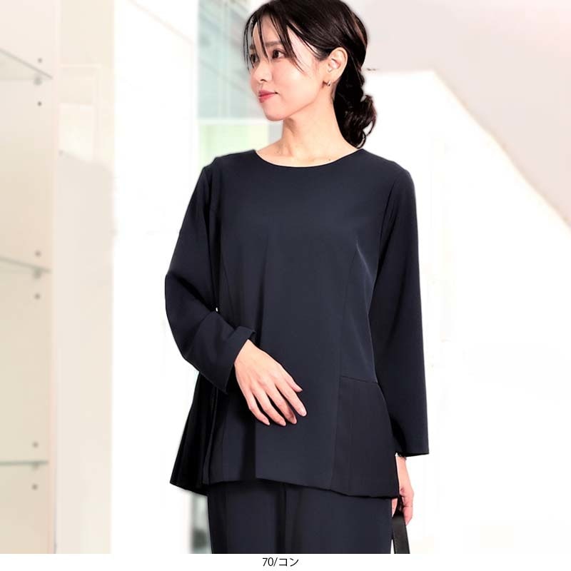 大きいサイズ】 21号(6L～) INDESIGN カラフルジオメトリックブラウス