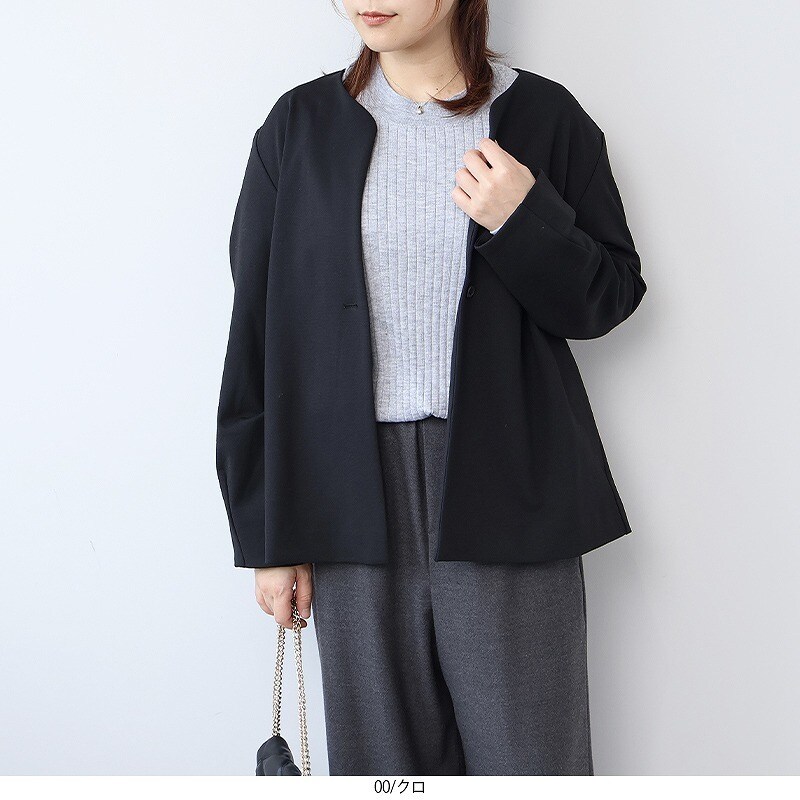 洗える】リネンヴィスコース ストレッチ ジャケット | 23区(23KU