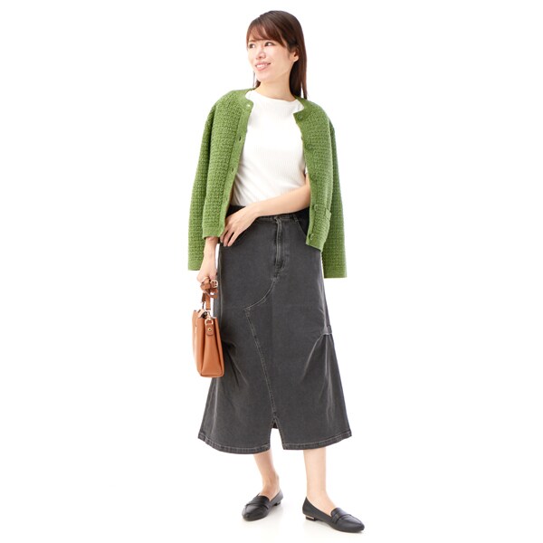 カーブシルエット デニムスカート | フラボア(FRAPBOIS) | マルイ