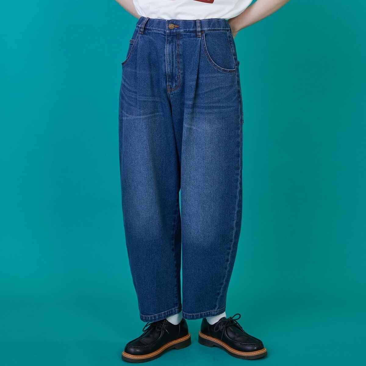 プライオリティ priority 38 新品 配信 mal ワイド カーブデニム プライオリティ priority 38 新品 配信 mal ワイド カーブデニム