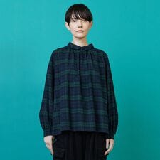 フラボア(FRAPBOIS)のビエラチェック ブラウス