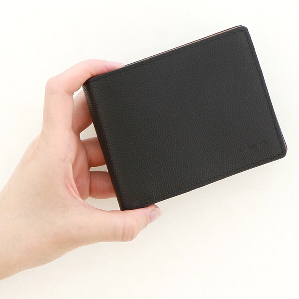 COMME CA MEN ポーシュ 中ベラ付折財布 コムサメン 二つ折り財布