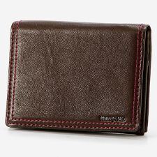 COMME CA MEN　ファスナー付きパスケース（小銭入れ・名刺入れ付）