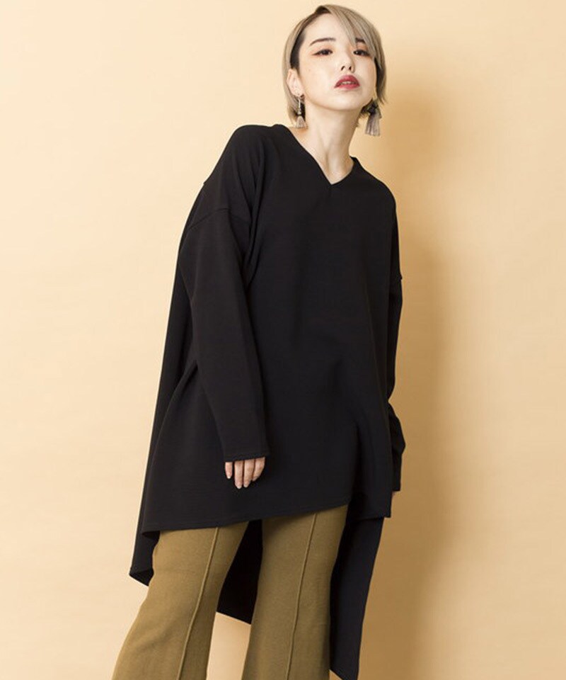 【美品】OSMOSIS アシンメトリープルオーバー　Fサイズ　a777 美品】OSMOSIS アシンメトリープルオーバー Fサイズ a777 - メルカリ