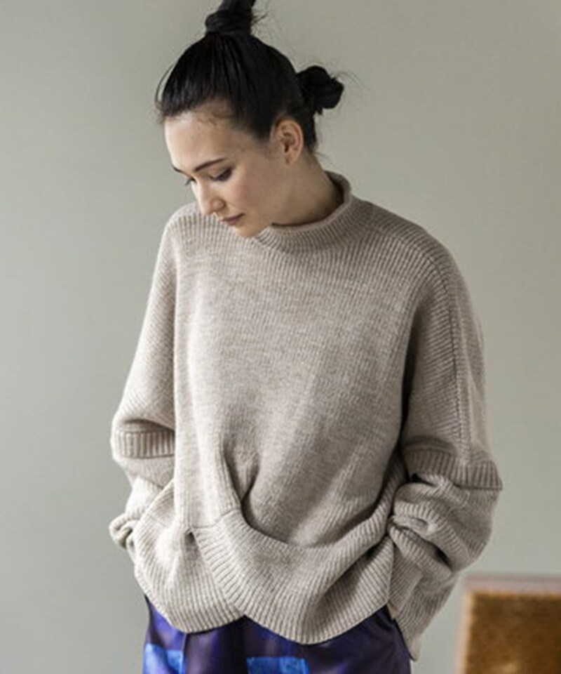 お値下げしました！今季オズモーシス2wayニット切替ワンピース 最終値下げ‼️オズモーシス 2wayニットワンピース お値下げしました