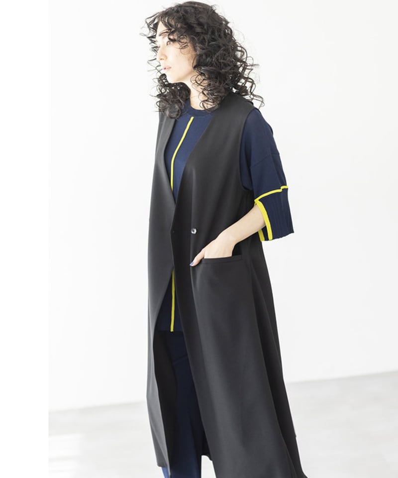 バックフレアーロングジレ | オズモーシス(OSMOSIS) | マルイウェブ